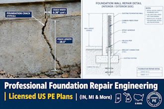 provide structural engineering and foundation repair plans