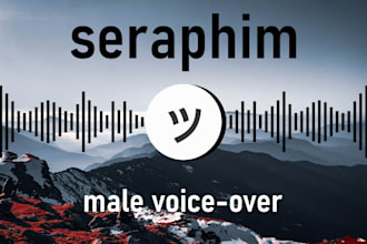do deep male voiceover and voice acting for indie projects