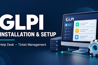 install and configure glpi for your IT help desk