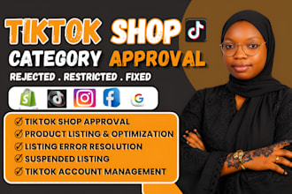 fix tiktok shop rejected listing, product and category approval issues uk tiktok