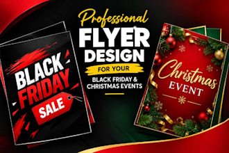 design black friday flyer christmas flyer event flyer design