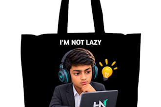 design custom canvas tote bag designs for print on demand