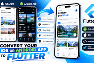 migrate your android or ios app to flutter
