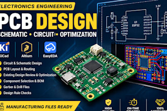 design schematic pcb circuit and help you improve or optimize an existing design
