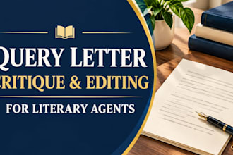 critique and edit your query letter for literary agents