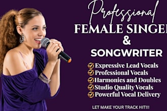 be your female rnb singer female vocalist singer songwriter for you rnb songs