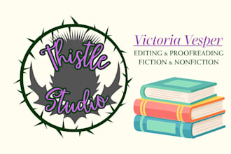 proofread and edit fiction and nonfiction writing