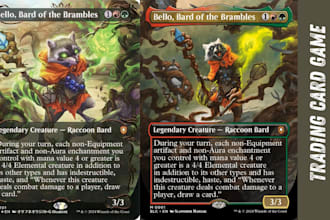 design trading card tcg ccg game art card deck templates cardframe