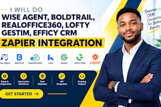 wise agent boldtrail realoffice360 lofty gestim efficy CRM zapier integration