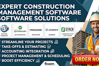construction estimating software active takeoff quickbooks proscore jobber stack