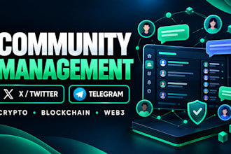 manage your crypto web3 x twitter and telegram community