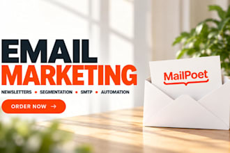 setup mailpoet email newsletter campaigns segmentation SMTP automation setup