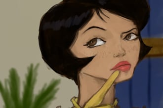 draw oc,fanrt, imagination for you