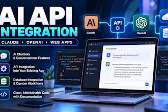 integrate claude or openai API into your web application