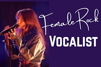 record heavy metal vocals, intense metalcore rock song as a female vocalist