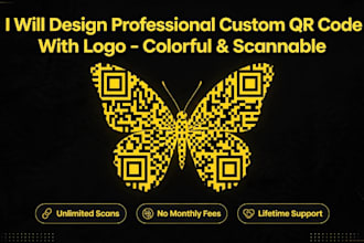 create custom qr code design with your logo
