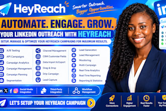 setup heyreach linkedin automation api campaigns lead generation crm integration