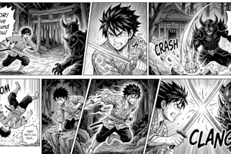 anime manga comic artist webtoon manga comic book illustration comic book artist