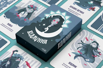design premium card packaging box design pokemon tuck box, rigid card box mockup