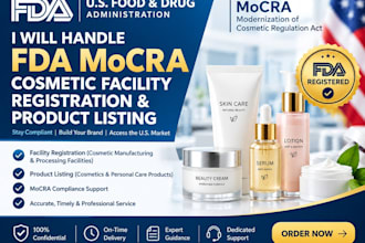 handle fda mocra cosmetic facility registration and product listing