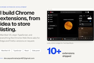 build custom browser extensions for chrome, firefox, and microsoft edge