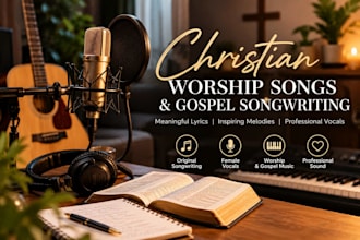 be your female christian worship singer and gospels songwriter