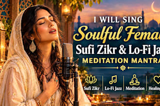 soulful female sufi zikr and lofi jazz meditation mantras