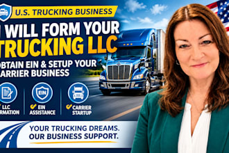 form your trucking llc, obtain ein and setup your carrier business