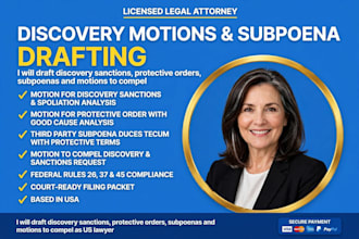 draft motion for discovery sanctions and spoliation analysis as US civil lawyer