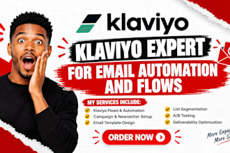 be your klaviyo expert for email automation and flows
