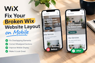 fix your broken wix website display on phones and tablets