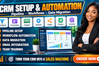 setup hubspot crm flowlu crm vtiger crm copper crm nimble crm freshsales creatio