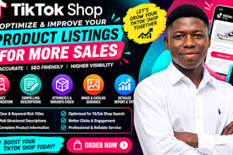 setup tiktok shop product listing SEO optimization