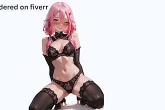 create ai character sfw and nsfw anime art, anime waifus fanarts oc