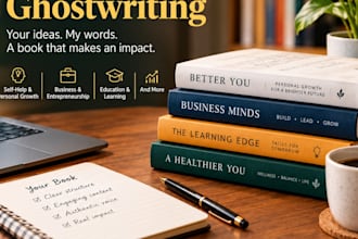 ghostwrite your nonfiction ebook on self help or business