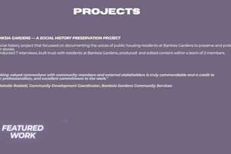design a modern canva website for your portfolio