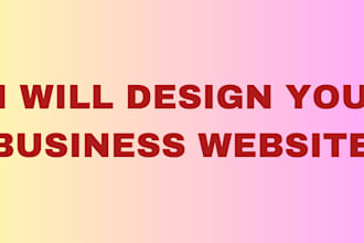 create a stunning business website