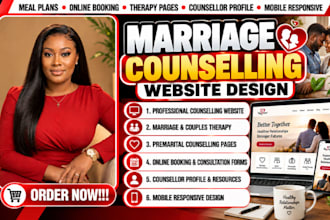 design a marriage counselling and couples therapy website