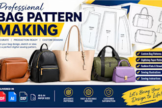 do custom sling clutch totes handbag sewing pattern bag design maker