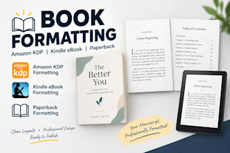 do book formatting amazon kdp book formatting kindle ebook paperback formatting