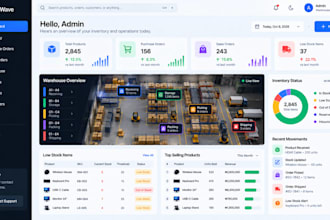 develop web apps, ai saas app, erp, crm, pos, mvp, wms, inventory management