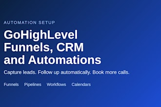 be your gohighlevel expert for funnels and workflow automation