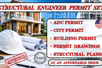 structural engineer permit set, building permit, electrical plans engineer stamp