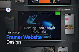 do framer website with components, cms, micro interactions