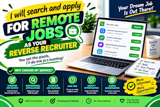 search and apply for remote jobs as your reverse recruiter