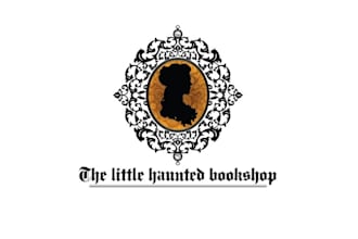 design a gothic bookshop logo, dark academia and vintage bookstore branding