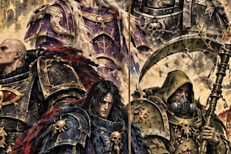 create warhammer 40k art