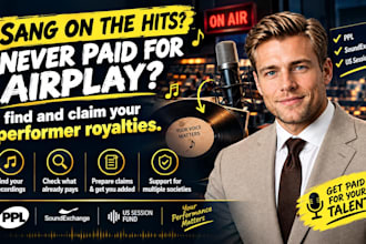 find and claim unpaid royalties for session singers and featured artists