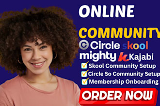 setup circle so online community circle so online course and membership site