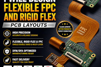 design flexible fpc and rigid flex pcb layouts